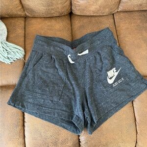Nike Women's Charcoal Athletic Women’s Shorts - Like New